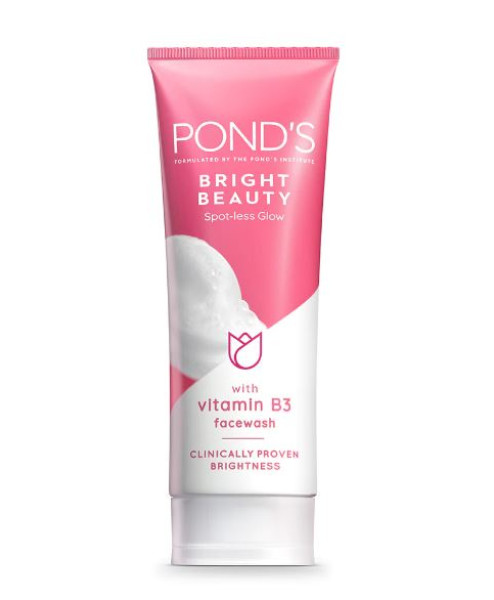 Ponds Bright Beauty Spot-less Glow Face Wash With Vitamins, 200gm 